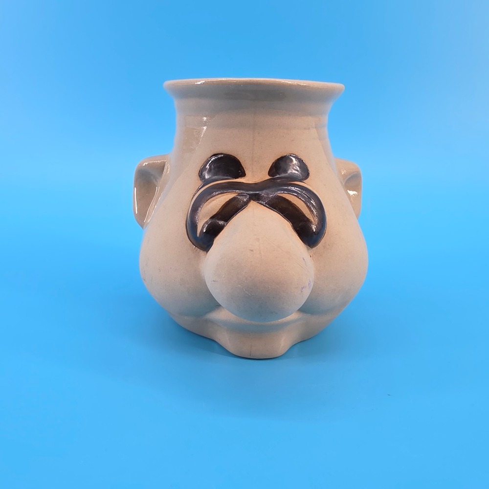 Mr Sniffles Egg Yolk Separator Its‎ Snot a Mug Ceramic Novelty Kitchen Tool Tan
